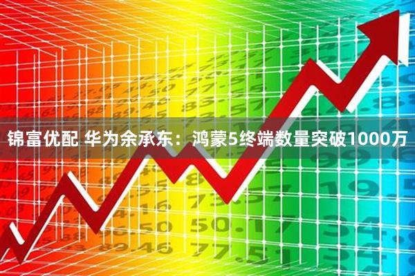 锦富优配 华为余承东：鸿蒙5终端数量突破1000万